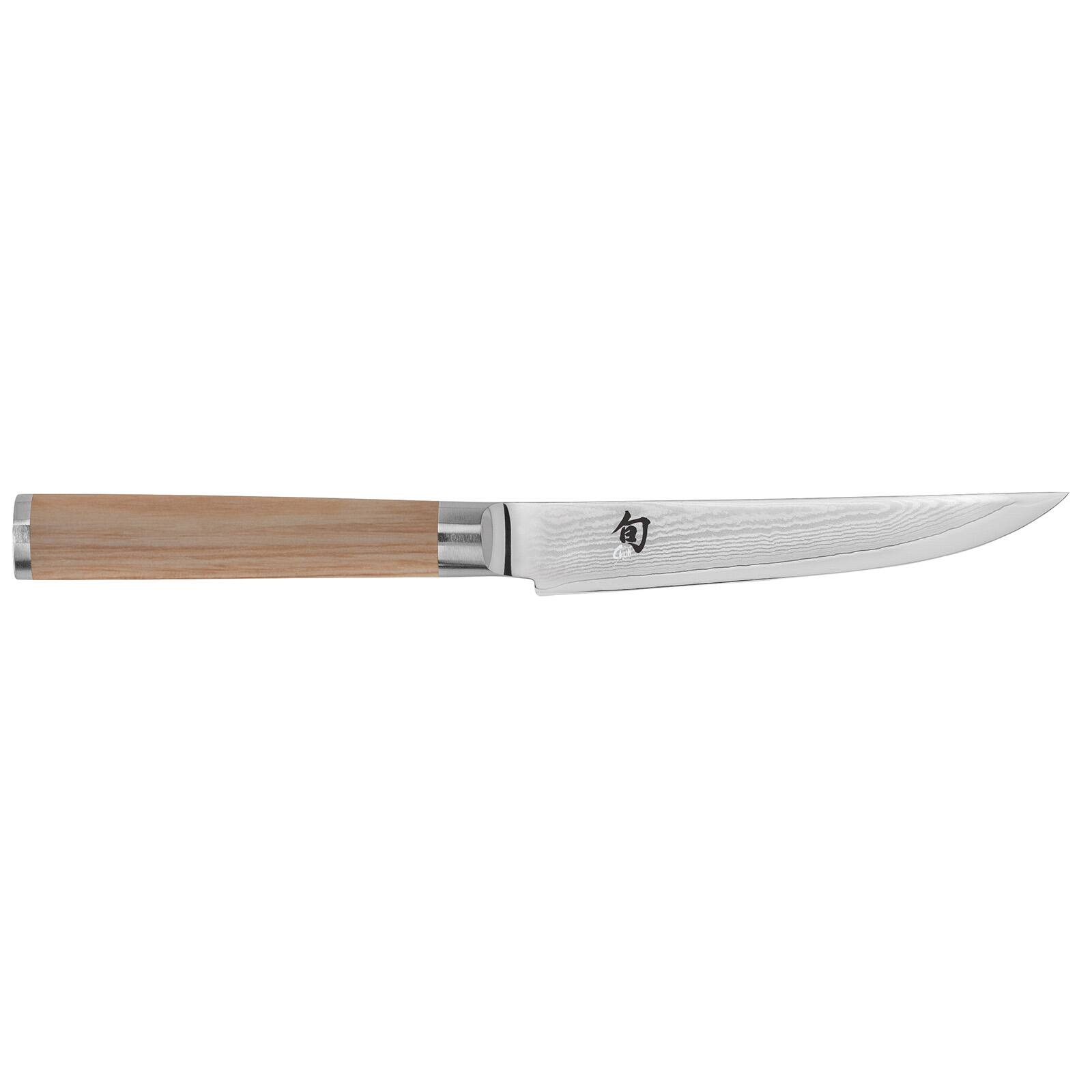 Alt View 1. Shun - Classic Blonde Steak Knife Set, 4 Piece - Silver.