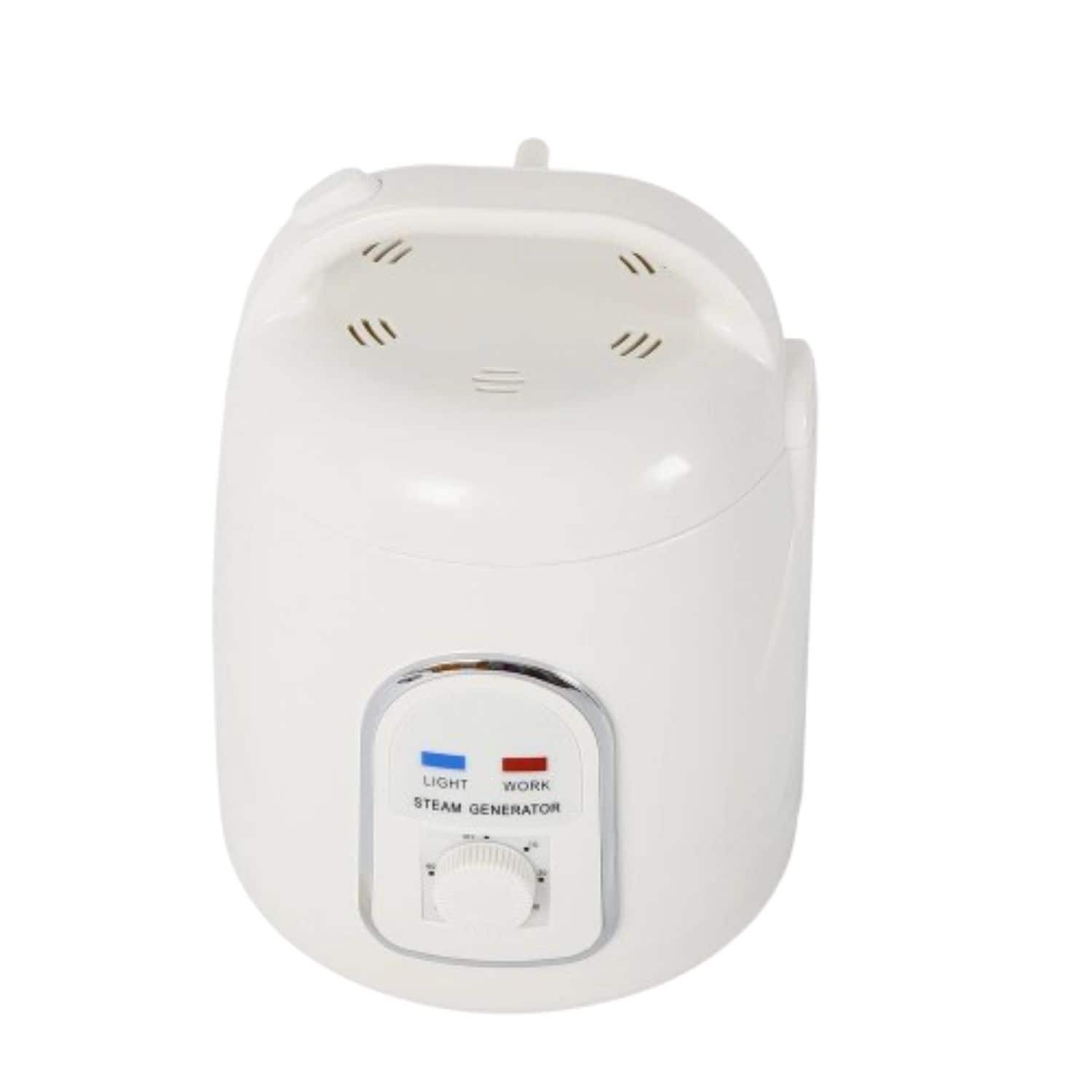 Home Collection - Portable 1.5L Sauna Steamer Steam Generator for Home Shower Bath Spa – Personal Steam Therapy Machine - White