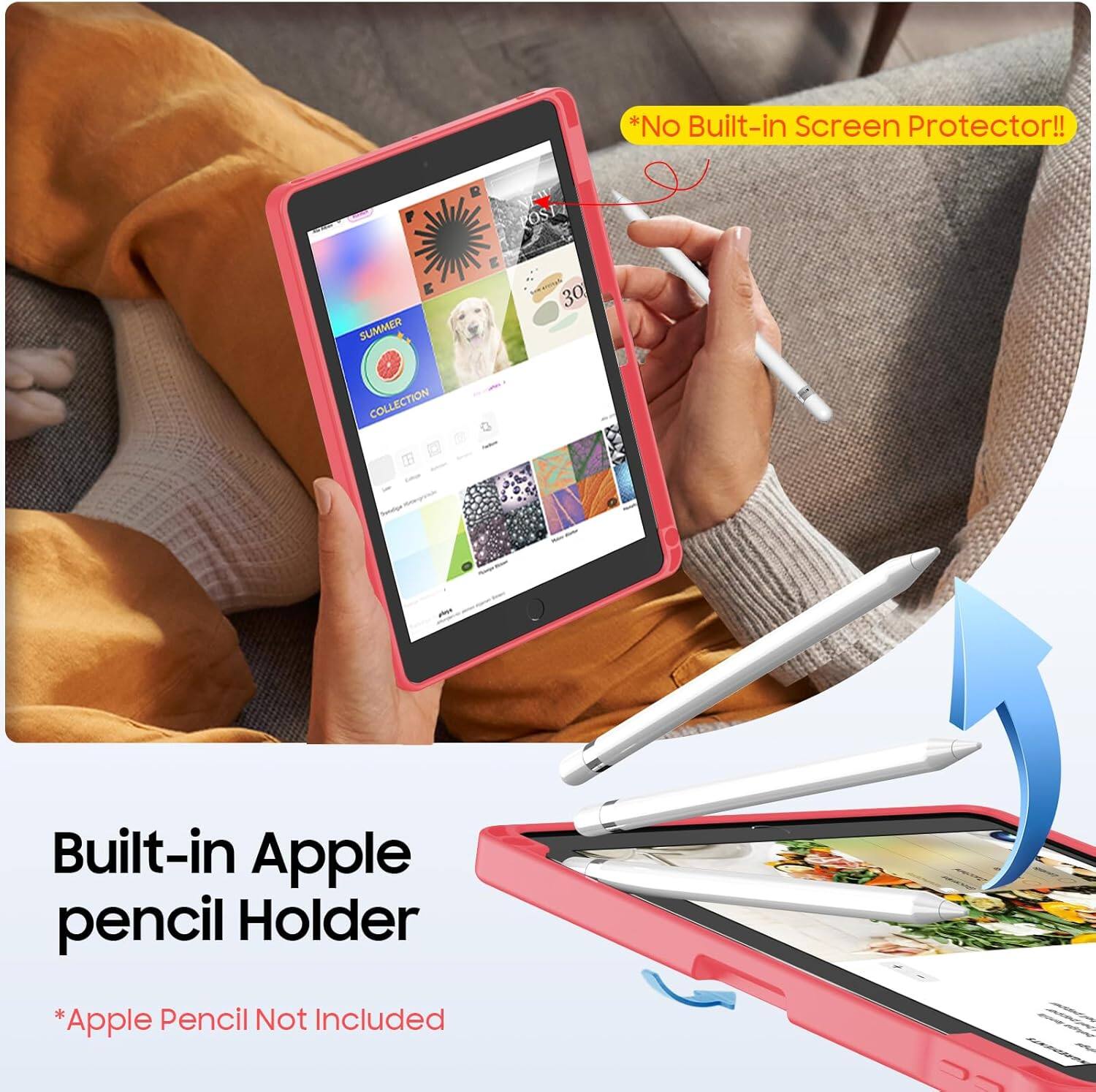 *No Built-in Screen Protector!!
OST
SUMMER
30
COLLECTION
CITY
Built-in Apple pencil Holder
*Apple Pencil Not Included
