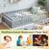 Multifunctional Montessori Floor Bed Sleep Play Reading