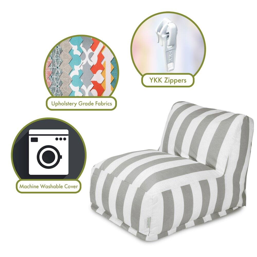 - Upholstery Grade Fabrics
- YKK Zippers
- Machine Washable Cover