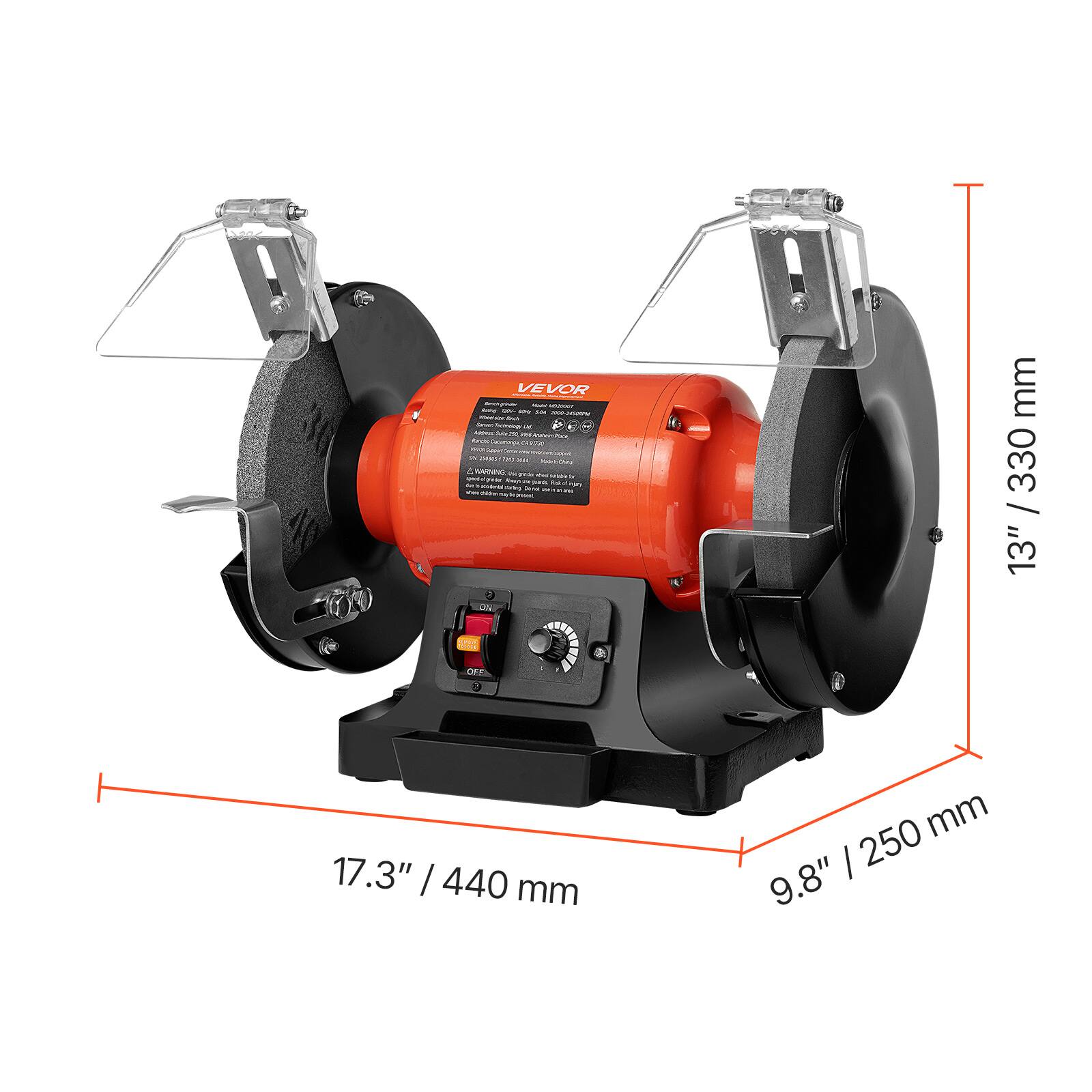 VEVOR - MOZICE Ketty 1400 DV 1.14 WIOOKOM Men's - Jour Allown = PM AlahaWao Company 100% & WARNING 218 - pinte, parth - igey 2019 mayin ON

mm 330 / 13"

OFF

17.3" I 440 mm

250mm mm 9.8"