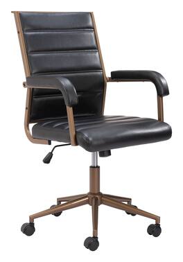 Hivvago - Auction Office Chair - Vintage Black