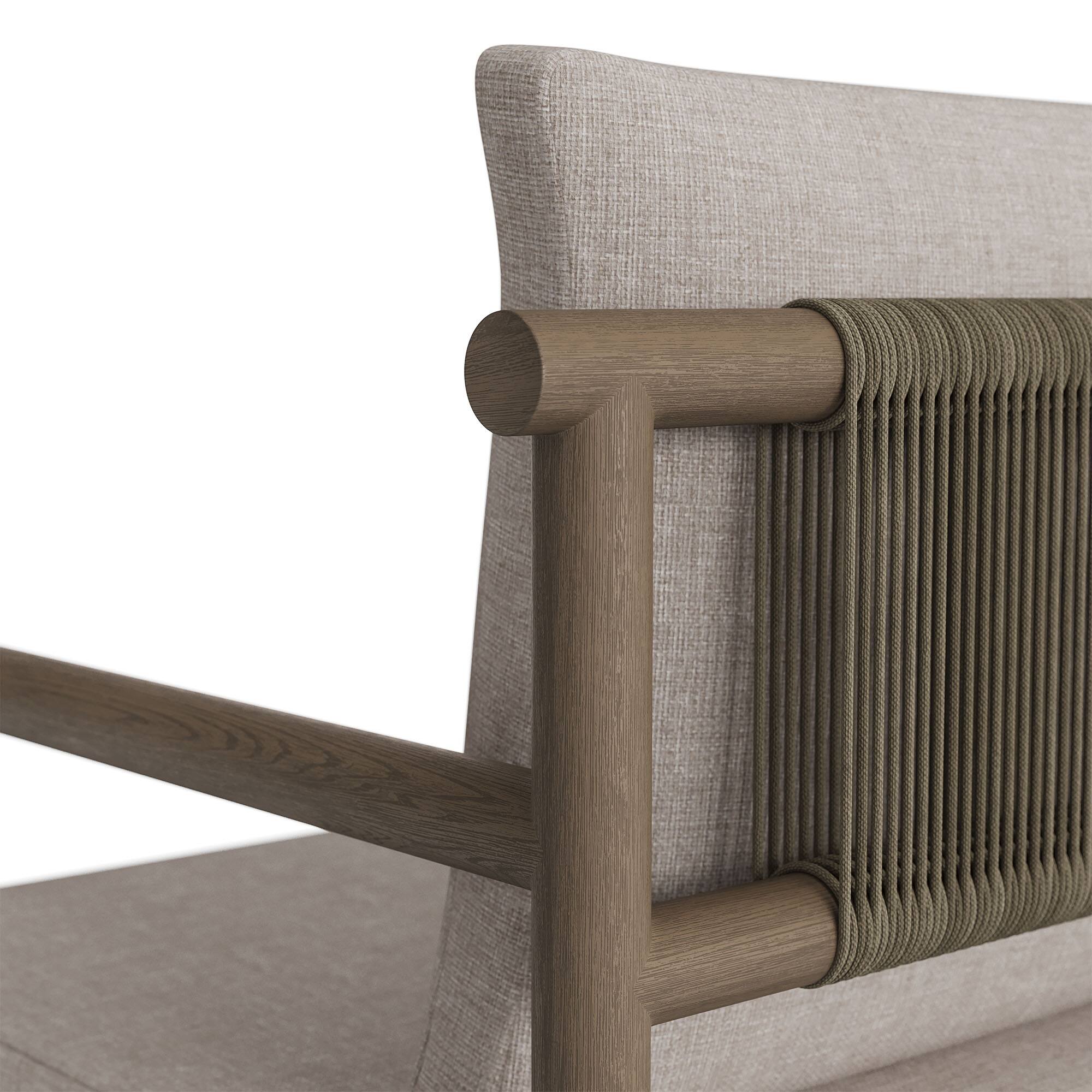 Alt View 5. Modway - Eleni Outdoor Patio Teak Wood Rope Dining Chair by Modway - 32.