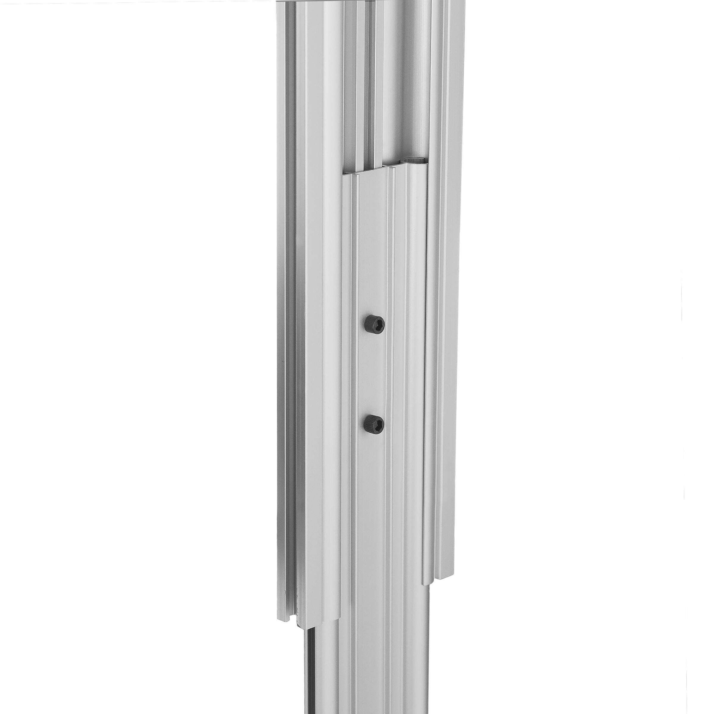 Alt View 3. RAD Cycle - Floor to Ceiling Tension 2-Bike Rack - Silver.