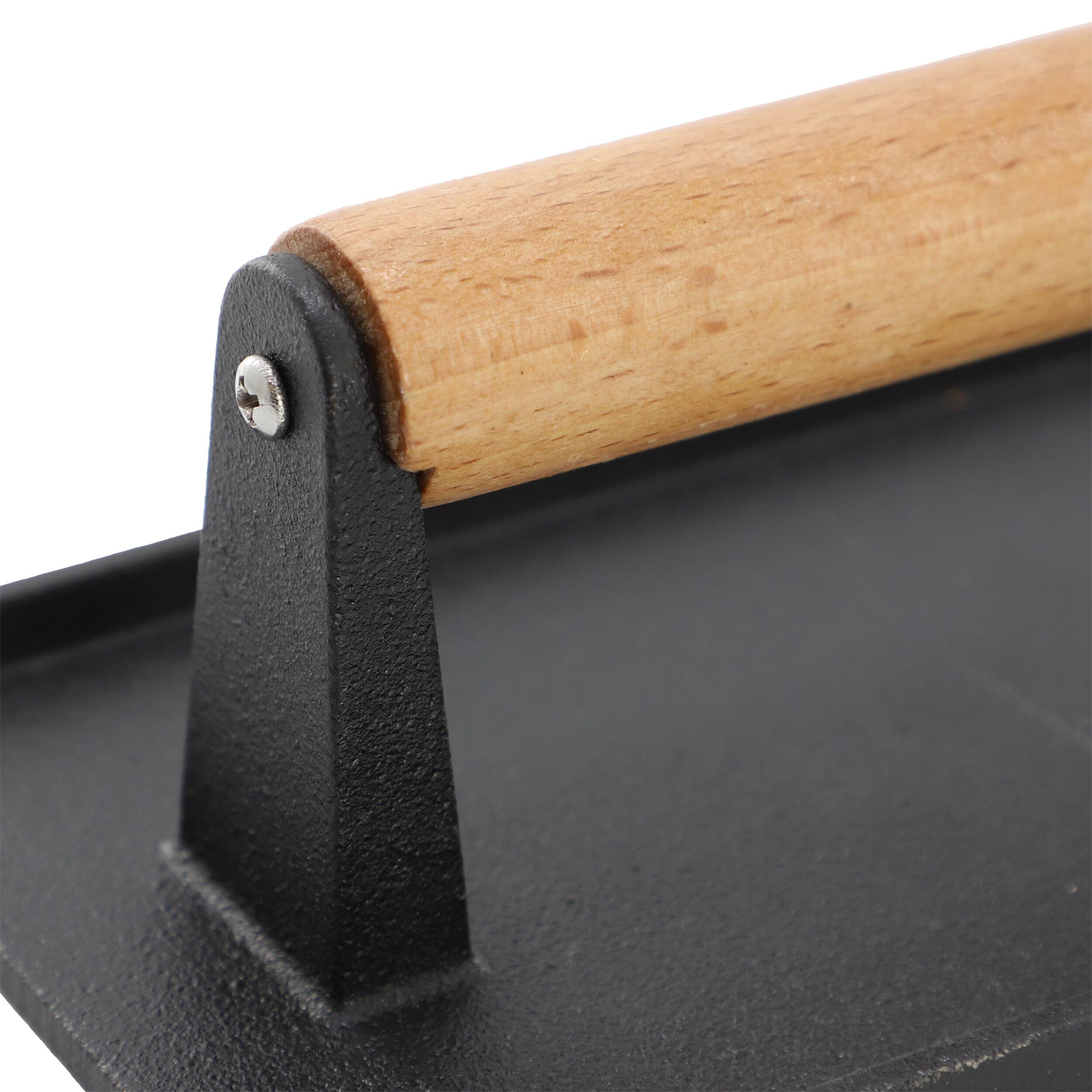 Alt View 3. Mega Chef - MegaChef 8 x 4 Inch Rectangle Heavy Duty Cast Iron Grill Press.