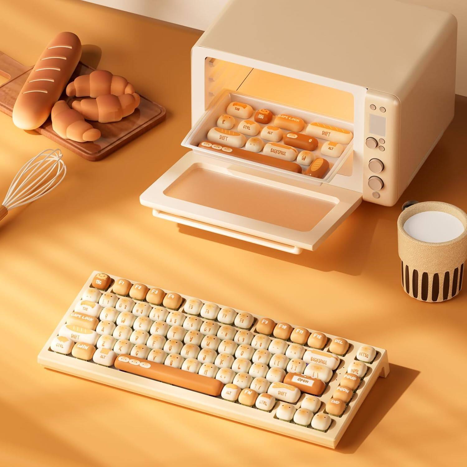 Sure, here is the corrected and grouped text from the image:

**Top Row:**
- ESC
- F1 F2 F3 F4 F5 F6 F7 F8 F9 F10 F11 F12
- PRINT SCREEN
- SCROLL LOCK
- PAUSE

**Second Row:**
- ~ ` 1 ! 2 @ 3 # 4 $ 5 % 6 ^ 7 & 8 * 9 ( 0 ) _ + =

**Third Row:**
- Q W E R T Y U I O P [ ] \

**Fourth Row:**
- A S D F G H J K L ; ' Enter

**Fifth Row:**
- Shift Z X C V B N M , . / Shift

**Function Keys:**
- Caps Lock
- Shift
- Ctrl
- Alt
- Fn
- Ctrl
- Alt

**Special Keys:**
- Backspace
- Insert
- Delete
- Home
- End
- Page Up
- Page Down

**Keyboard:**
- Fn
- Ctrl
- Alt
- Shift
- Caps Lock
- Enter
- Backspace
- Insert
- Delete
- Home
- End