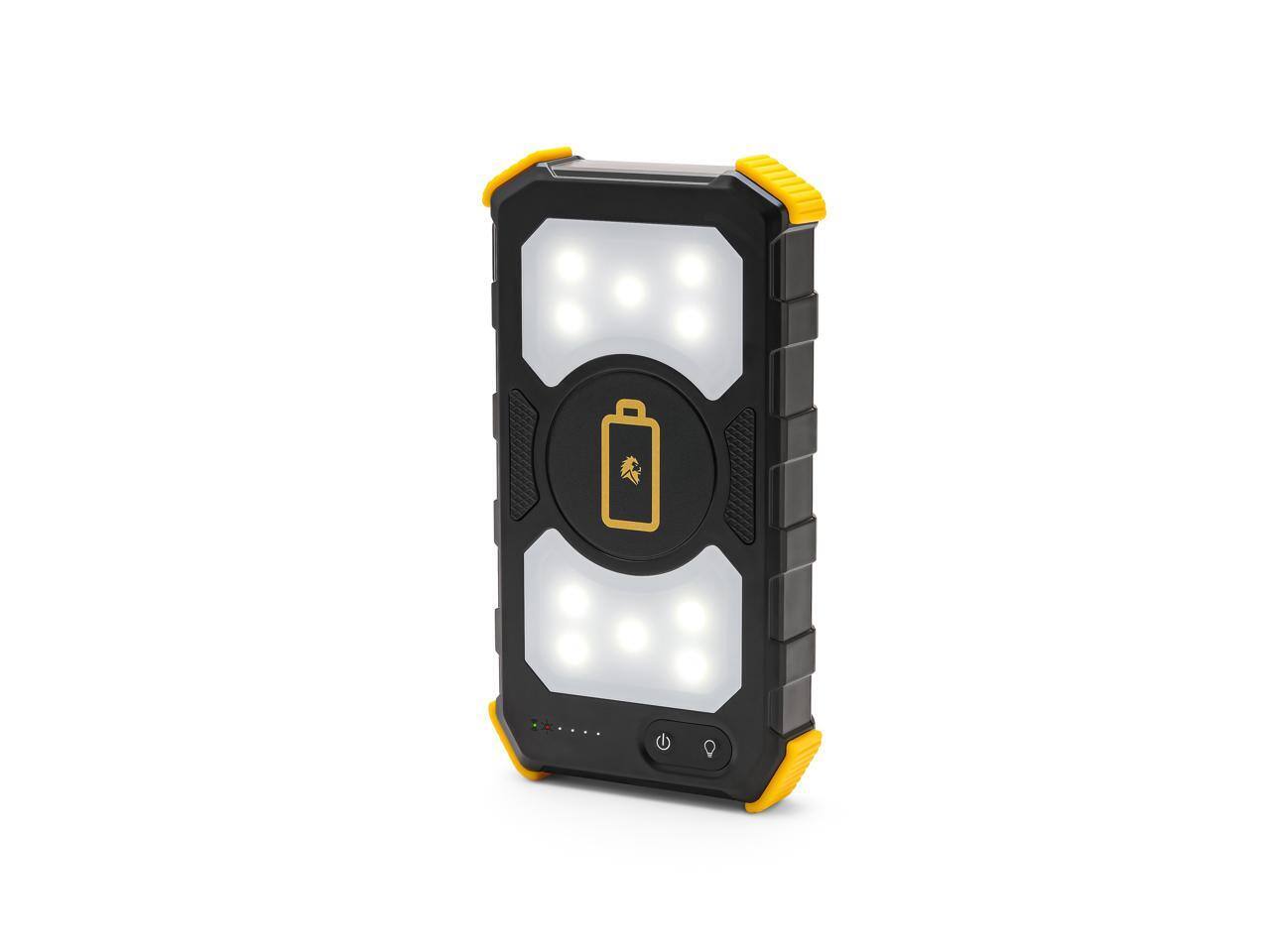 Front. Lion Energy - Lion Prowler 20000mAh Power Bank - Wireless Charging, Multiple USB, Flashlight.