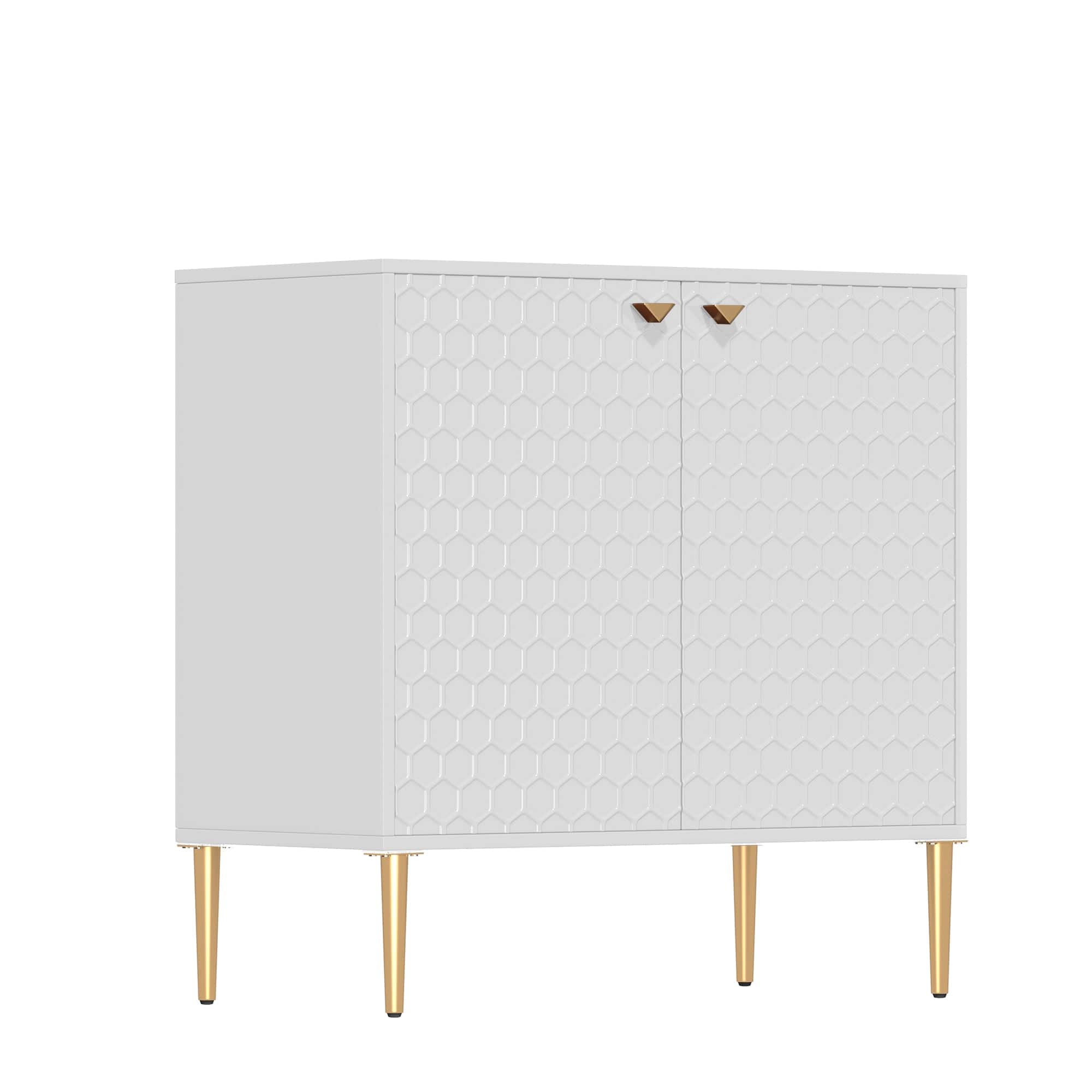 Boyel Living - 2 Door Cabinet Storage Cabinet - White