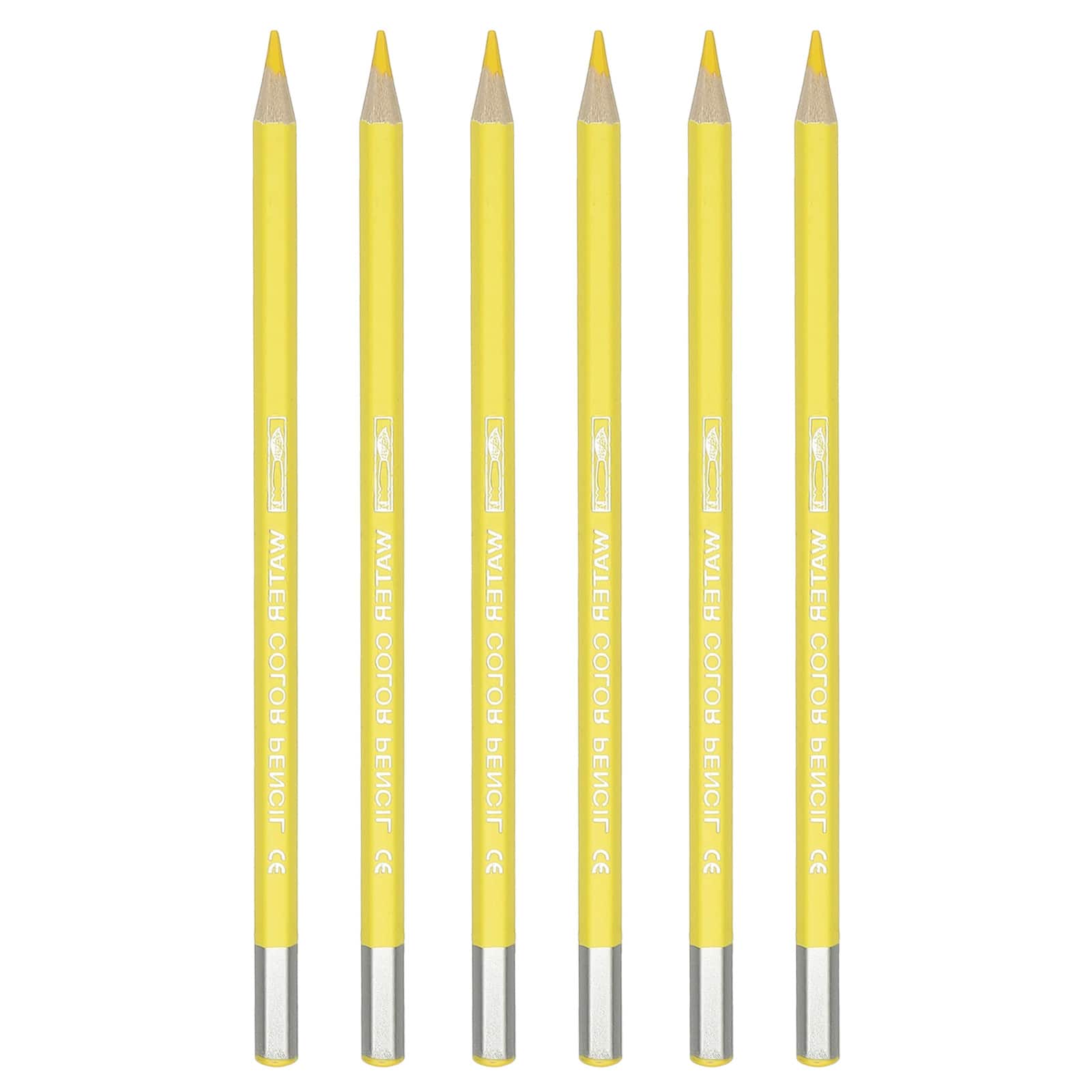 Unique Bargains - Watercolor Pencil, 6Pcs Water Soluble Pencils for Blending, Coloring, Sketch Drawing, Painting - Lemon Yellow price history on PriceWatchPro