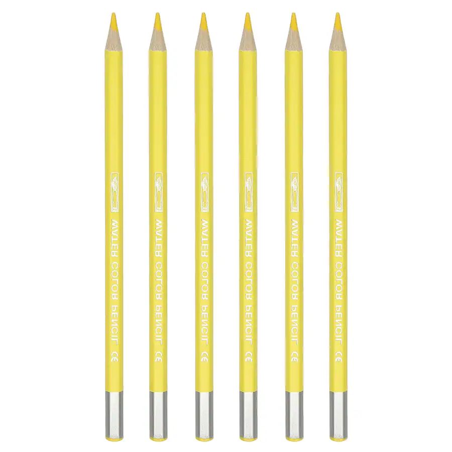 Solubility Class Unique Bargains Watercolor Pencil, 6Pcs Water Soluble Pencils for ...