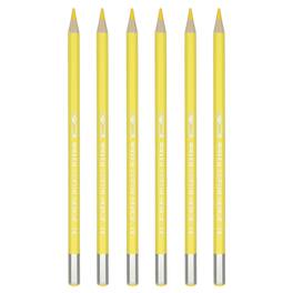 Unique Bargains - Watercolor Pencil, 6Pcs Water Soluble Pencils for Blending, Coloring, Sketch Drawing, Painting - Lemon Yellow
