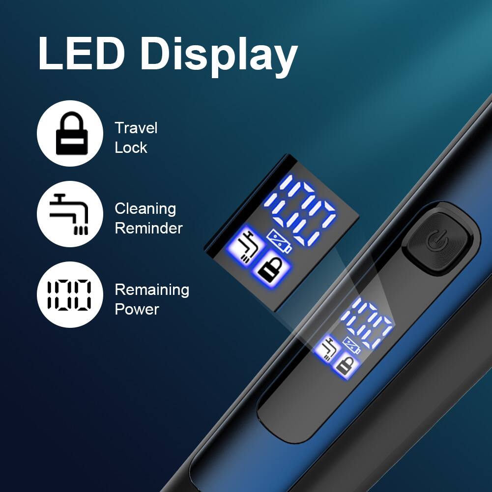 LED Display
- Travel Lock
- Cleaning Reminder
- Remaining Power
