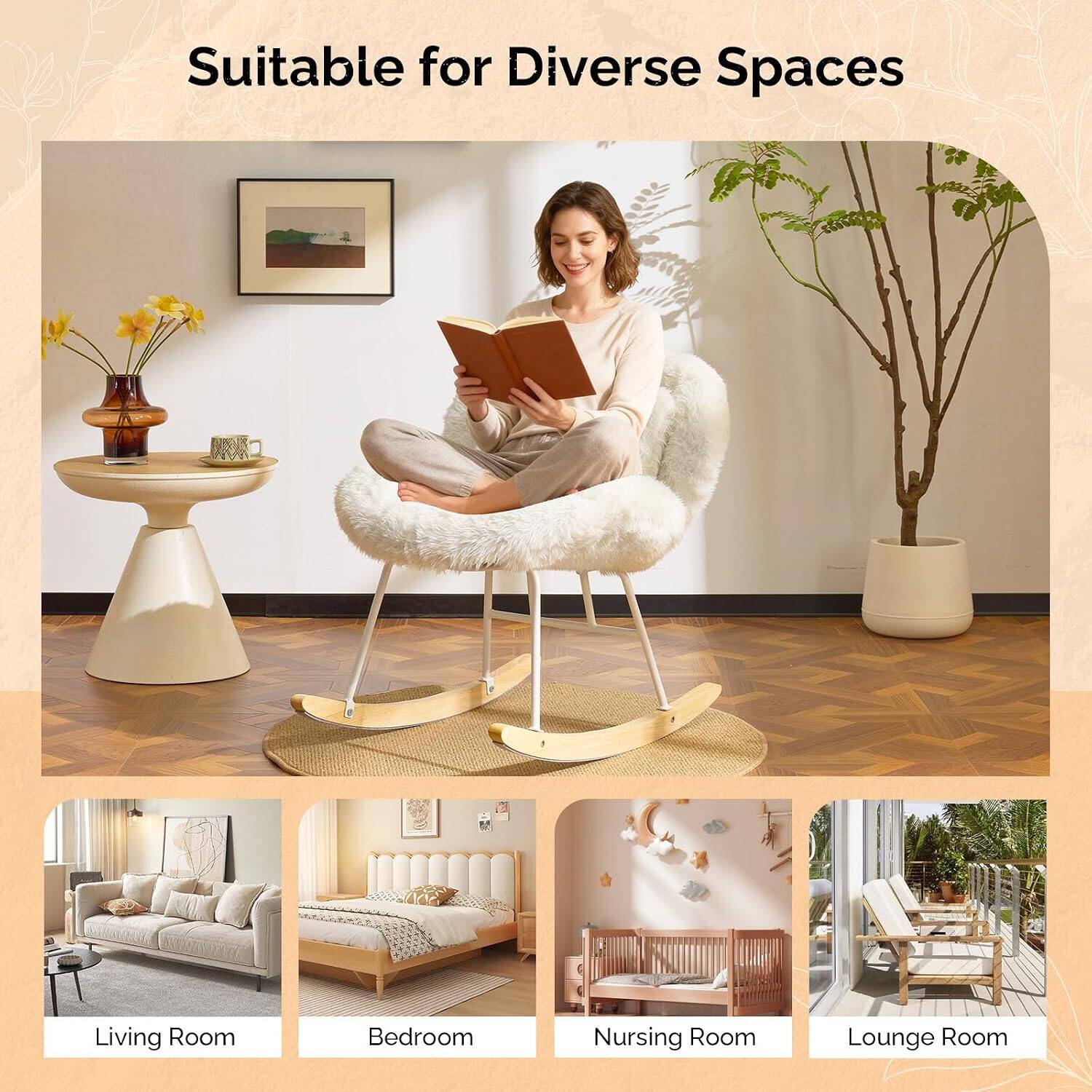 Suitable for Diverse Spaces

Living Room
Bedroom
Nursing Room
Lounge Room