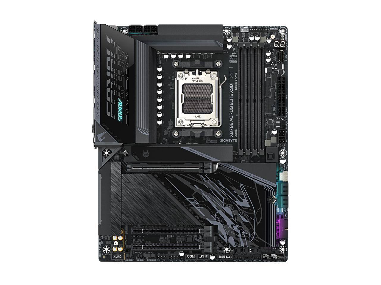 GIGABYTE　X870E AORUS ELITE X3D ［ATX］ GIGABYTE X870E AORUS ELITE X3D AM5 AMD X870E ATX Motherboard