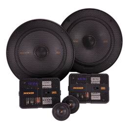 KICKER - 51KSS6504 6.5" KS Series Component Speaker System - Black