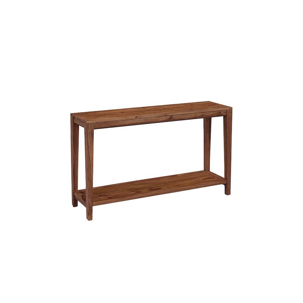 Alt View 2. Porter Designs - Fall River Solid Sheesham Wood Console Table - Natural.