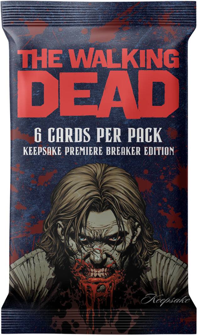 THE WALKING DEAD 6 CARDS PER PACK KEEPSAKE PREMIERE BREAKER EDITION