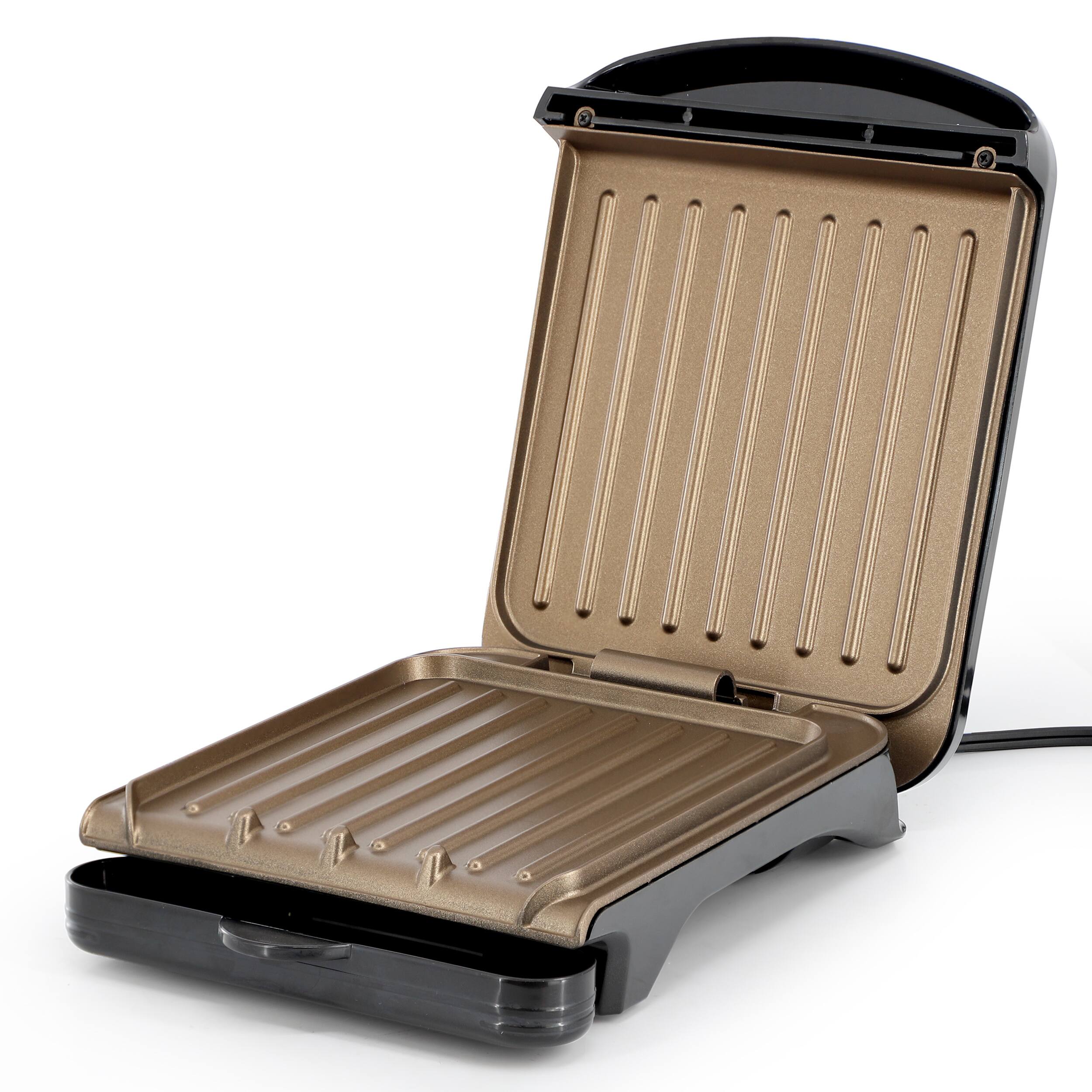 George Foreman 40 Square Inch Nonstick Electric Panini Grill with