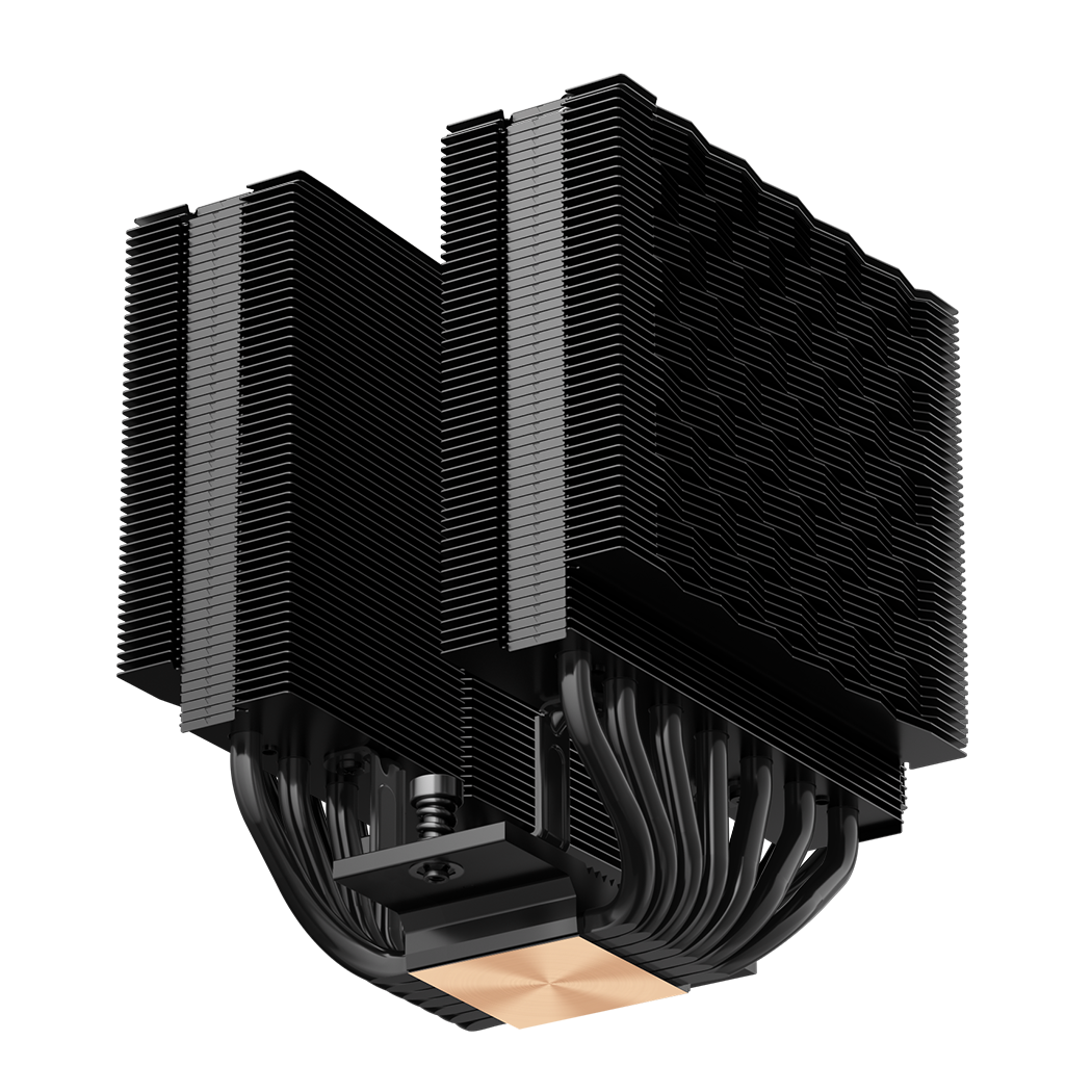 PCCOOLER RT720 TC Dual Tower CPU Air Cooler, 7 Heat Pipes, 270W TDP ...