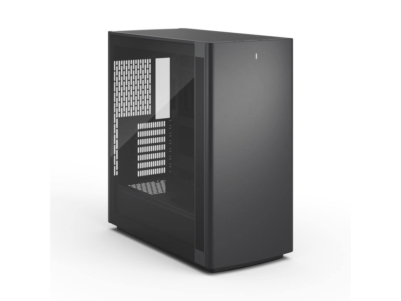 Alt View 10. Fractal Design - Fractal Design Define One Dark TG PC Case, Tempered Glass, 3 Fans, ATX/E-ATX/mATX/ITX - Black.