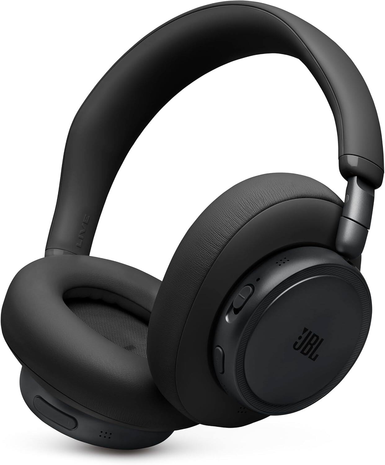 Alt View 2. JBL - Live 780NC Wireless Noise Cancelling Headphones Bundle - Black.