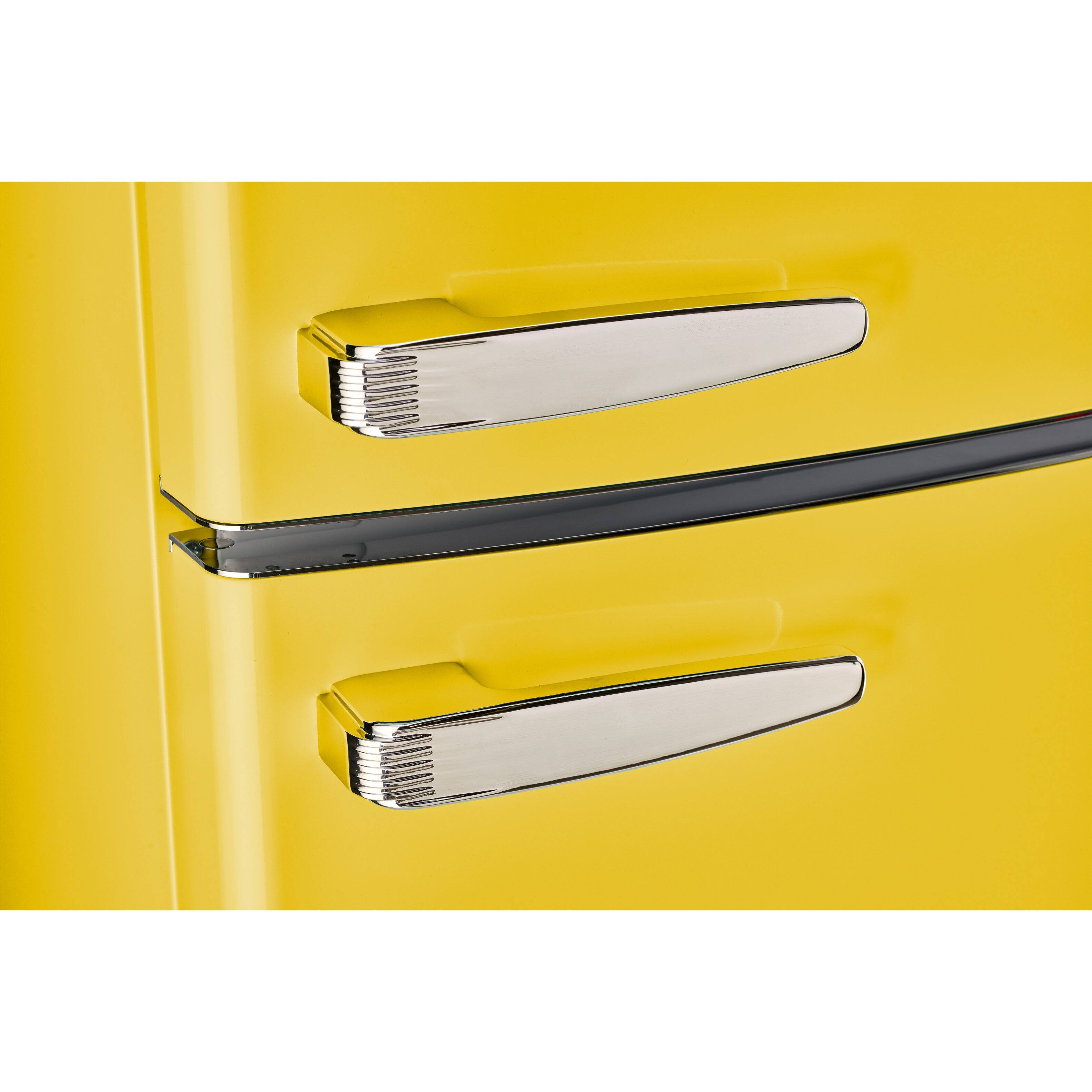 Alt View 9. Unique Appliances - 24 in. Wide Classic Retro 11 cu.ft. Top Freezer Refrigerator - Canary Yellow.