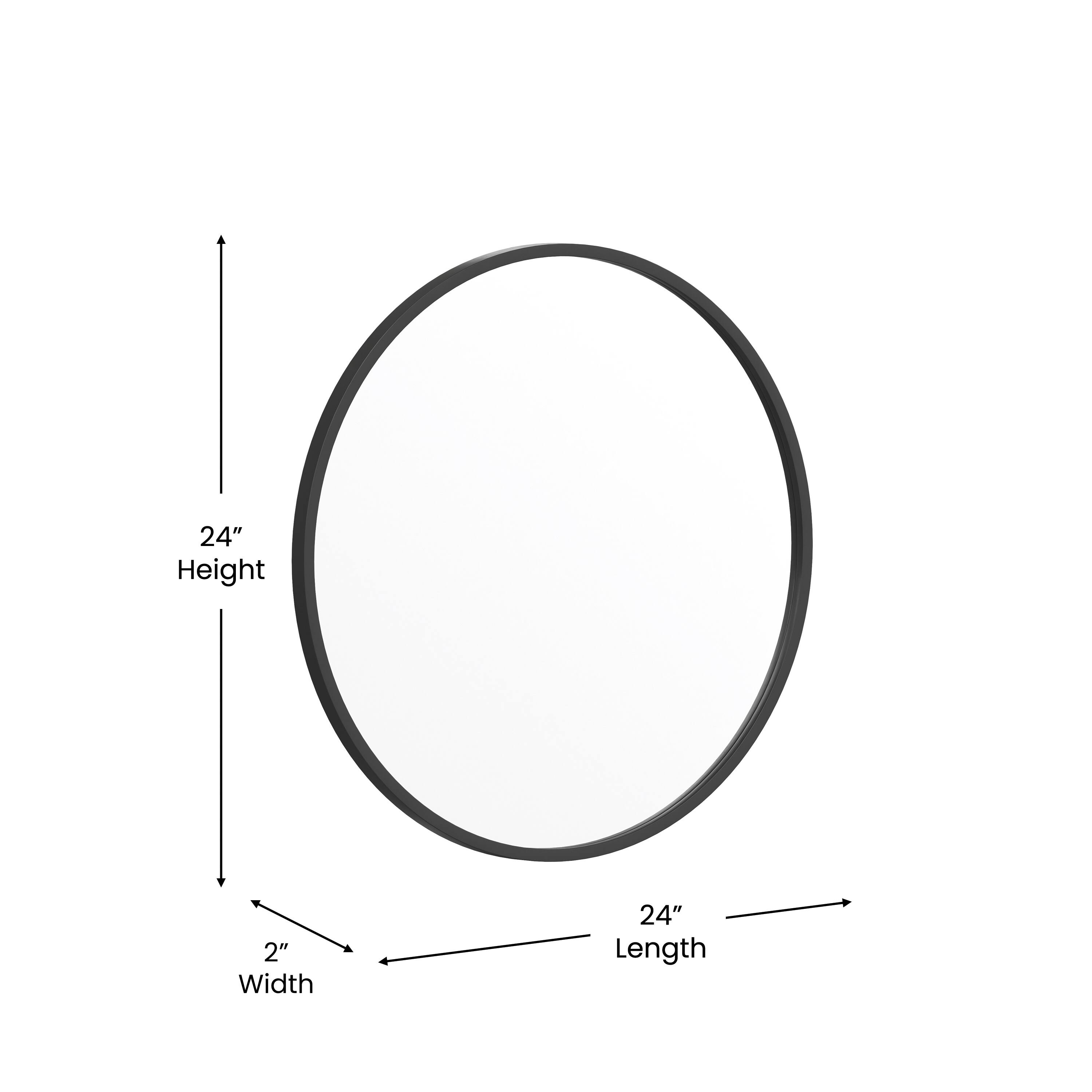 24" Height, 2" Width, 24" Length