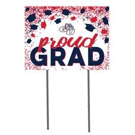 Jardine - Gonzaga Bulldogs 18'' x 24'' Grad Yard Sign - White