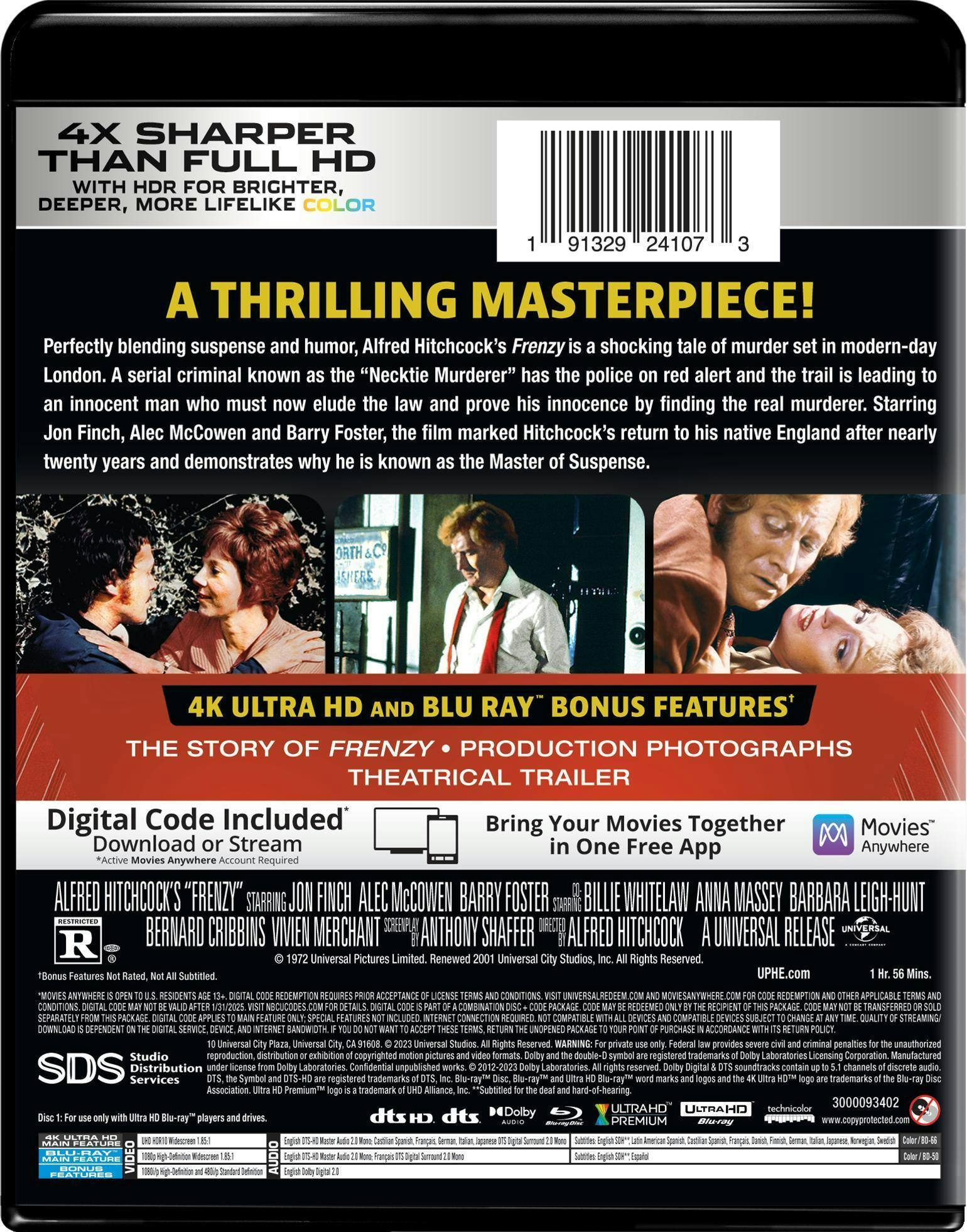 Back. Frenzy (4K Ultra HD + Blu-ray) [UHD].