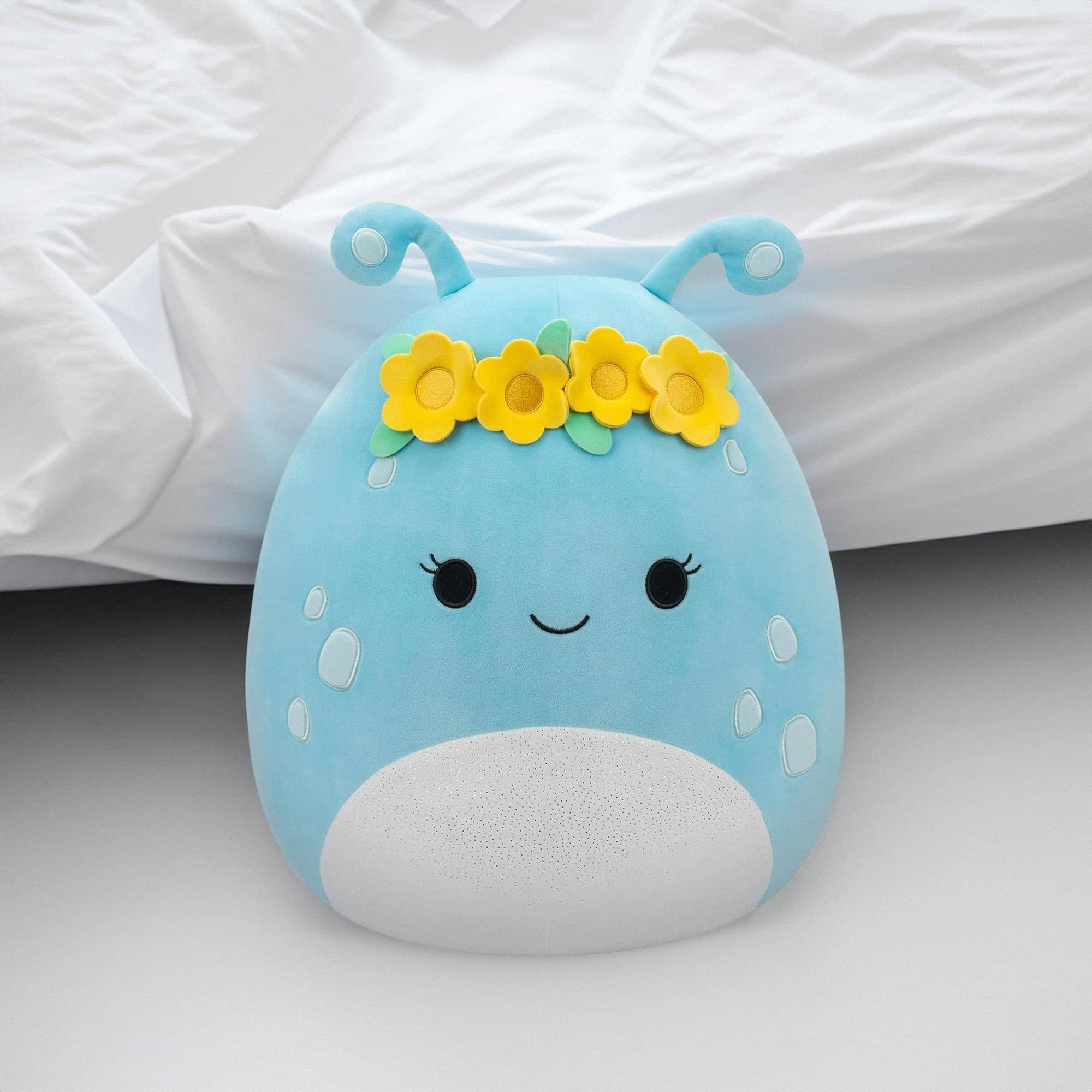 Alt View 4. Kellytoy - Squishmallow 12 Inch Plush | Natnat the Pastel Blue Alien - Blue.