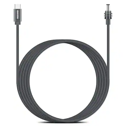 Front. Neewer - 100W PD USB-C to DC Cable, 10ft, for Starlink Mini - Black.