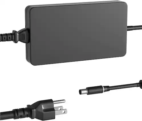 Front. Core Tech - 240W Laptop AC Adapter Charger Compatible with Dell G15, G16, Alienware and Precision Series - Black.