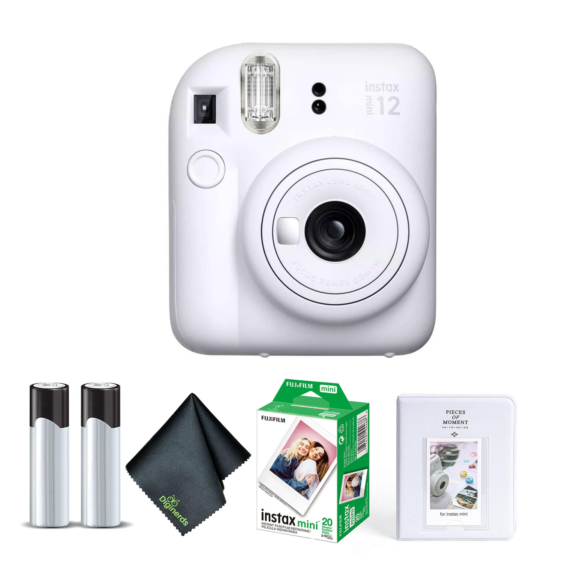 Fujifilm INSTAX MINI 12 Instant Film Camera with Instant Film Clay