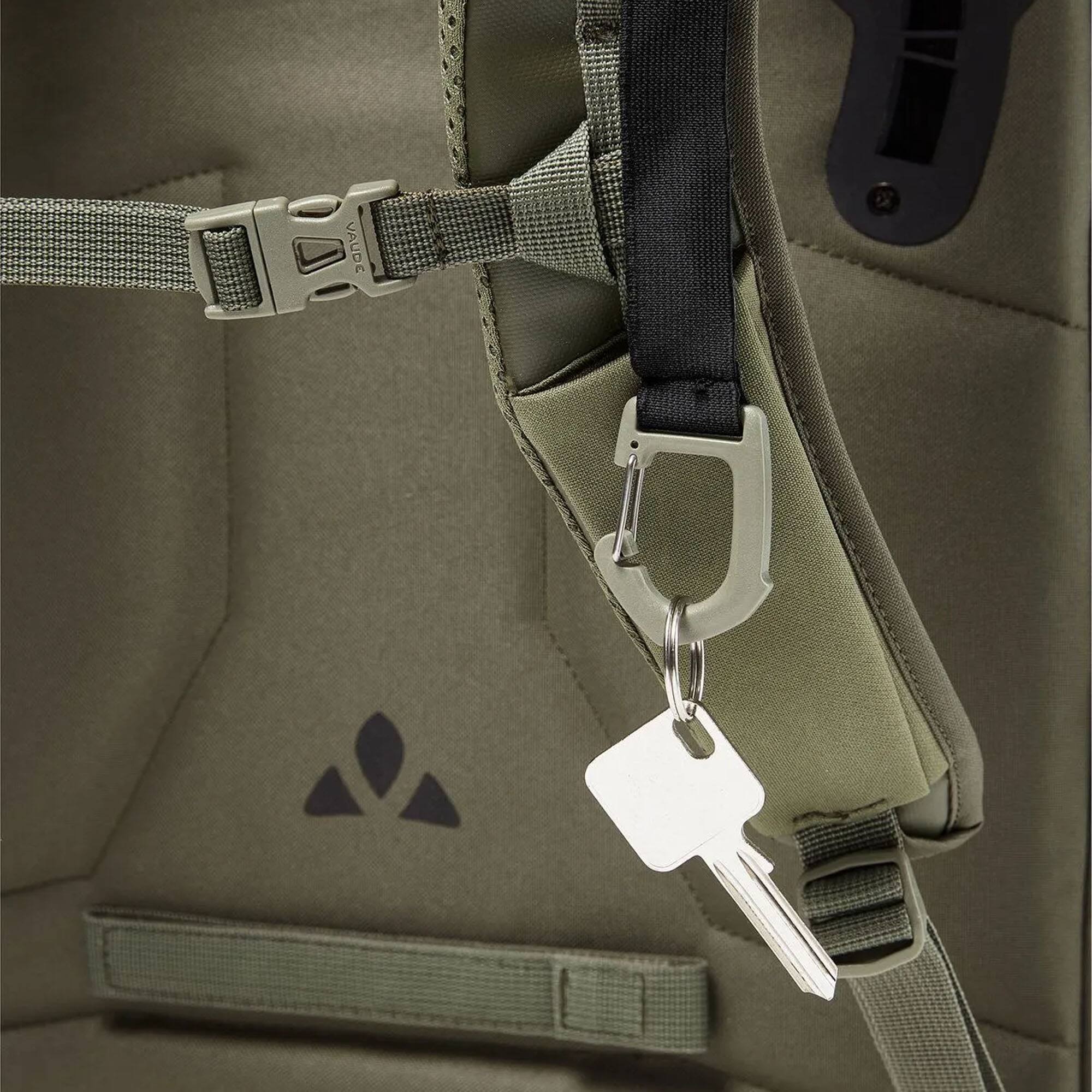 Alt View 6. VAUDE - Vaude Mineo Transformer 20  Backpack/Bike Bag - Khaki - Khaki.