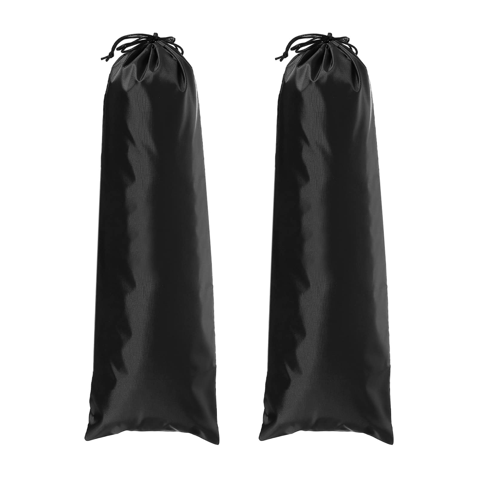 Unique Bargains - Tripod Case Bag, Nylon Tripod Storage Bag, Long Foldable Monopod Compact Carrying Organizer Pouch, 24x8In & 2pcs - Black