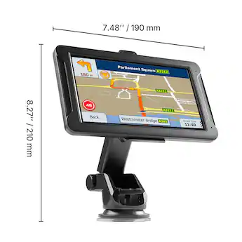 GPS 7 Pollice Navigazione Auto con HD Touch Screen, Multi-Languages Guida e Mappe EU, Info Traffico, per Camion Campeggio GPS 7 Pollice Navigazione Auto con HD Touch Screen, Multi-Languages Guida e Mappe EU, Info Traffico, per Camion Campeggio