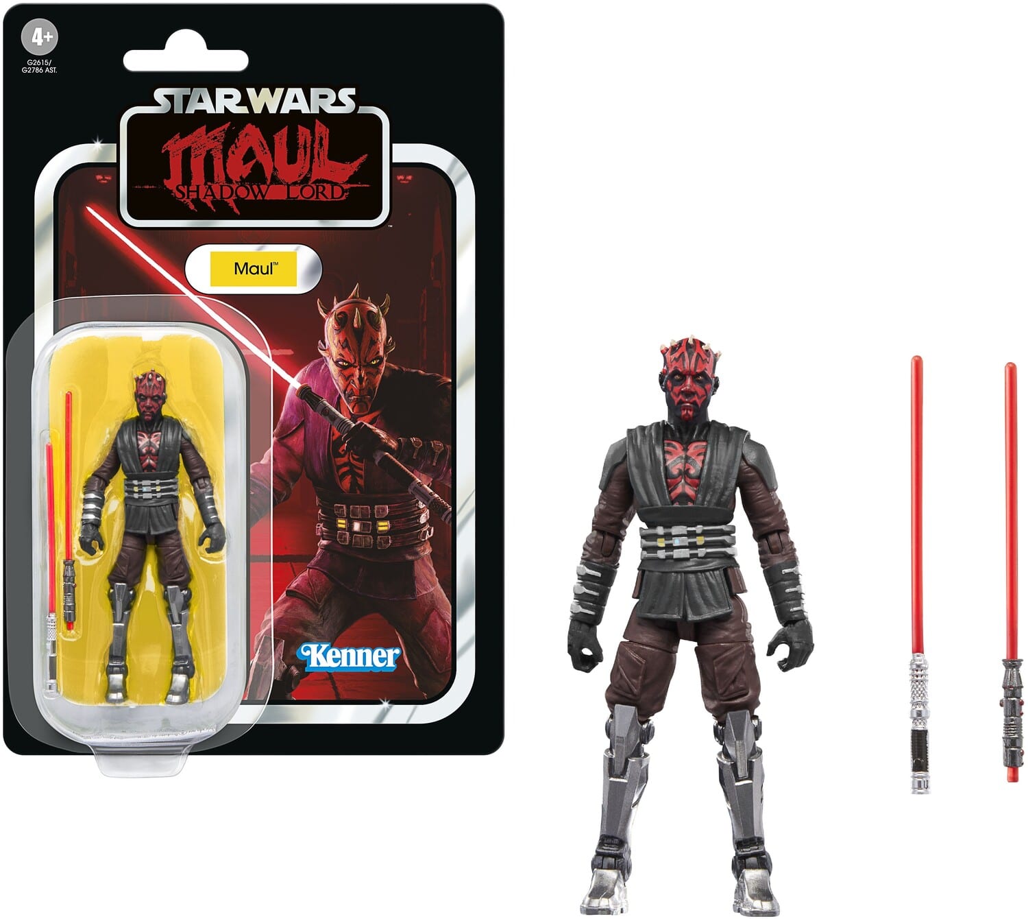 Hasbro - Star Wars: Maul - Shadow Lord - Vintage Collection - Maul Action Figure - COLLECTIBLES - Multicolor