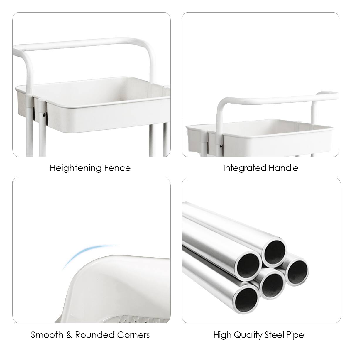 - Heightening Fence
- Integrated Handle
- Smooth & Rounded Corners
- High Quality Steel Pipe