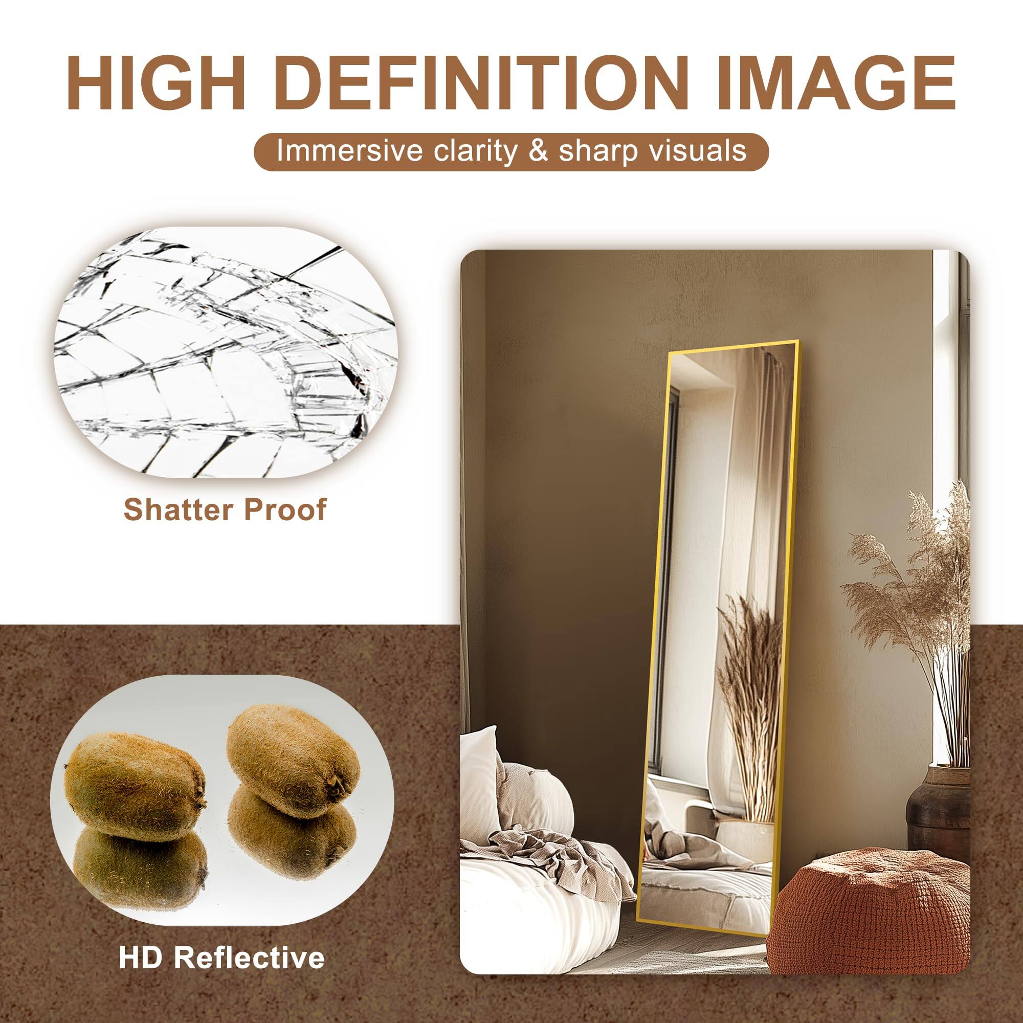 HIGH DEFINITION IMAGE  
Immersive clarity & sharp visuals  

Shatter Proof  

HD Reflective