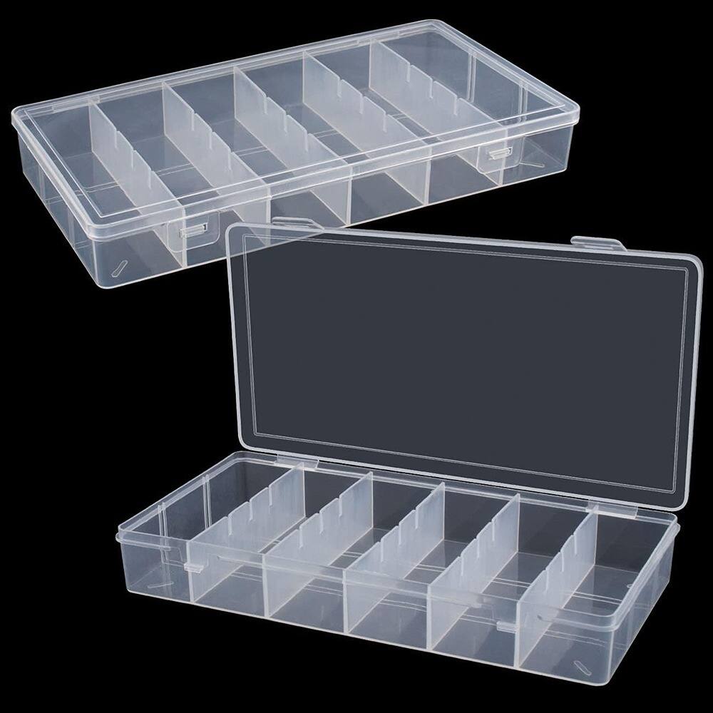 Front. RTMB - Accessories are all stored in a clear, visible plastic storage box (2 Pack).