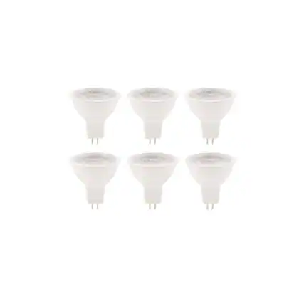 Front. Elitco Lighting - LED Light Bulb 6W 3000K MR16 GU5.3 SMD with 500 Lumens - White.