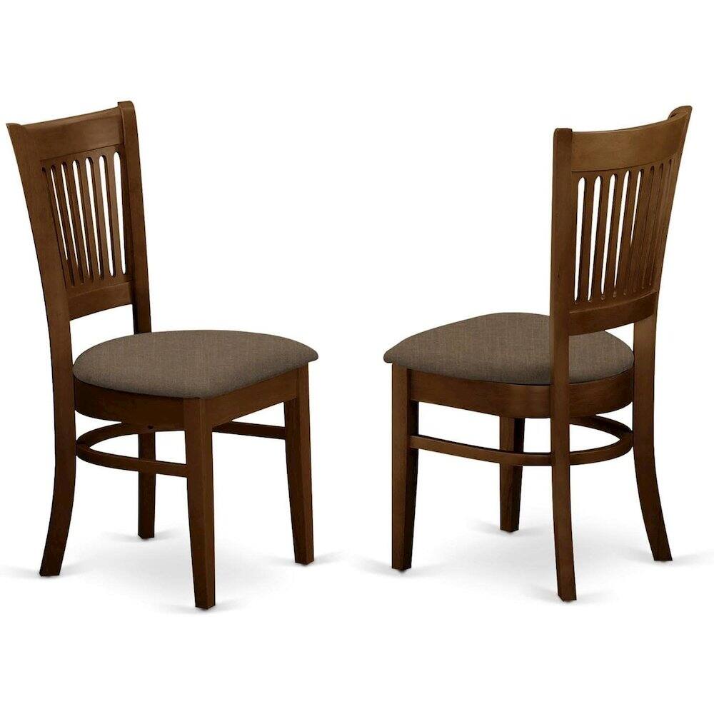 Angle. FurniFact - 3-Piece Dining Set - Espresso.