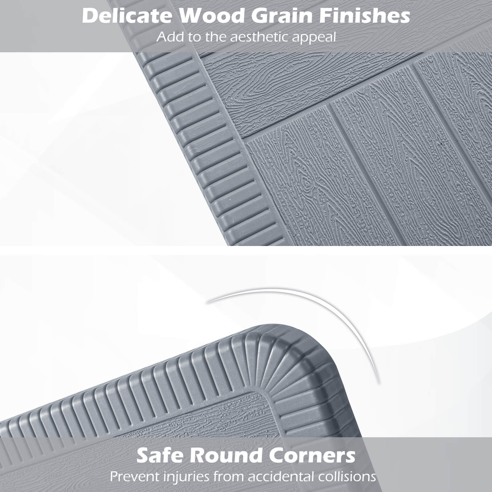 Delicate Wood Grain Finishes: Add to the aesthetic appeal.
Safe Round Corners: Prevent injuries from accidental collisions.