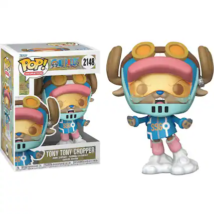 Sure, here is the corrected and grouped text from the image:
---
**Front of the Box:**
- **Top Left Corner:**
- "Funko"
- "Funko.com"
- **Top Center:**
- "POP! ANIMATION"
- **Top Right Corner:**
- "2148"
- **Center:**
- "ONE PIECE"
- "TONY TONY CHOPPER"
- **Bottom Center:**
- "TONY TONY CHOPPER"
- "ONE PIECE"
- "ANIMATION"
- **Bottom Left Corner:**
- "90"
- **Bottom Right Corner:**
- "© FUNKO 2021"
- "© FUNKO 2021"
---
**Side of the Box:**
- "Funko"
- "Funko.com"
---
**Back of the Box:**
- "Funko"
- "Funko.com"
- "POP! ANIMATION"
- "2148"
- "TONY TONY CHOPPER"
- "ONE PIECE"
- "© FUNKO 2021"
- "© FUN