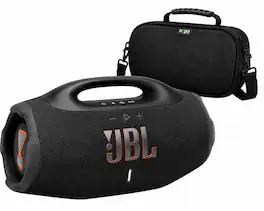 JBL - Boombox 4 Waterproof Portable Speaker with Case - Black