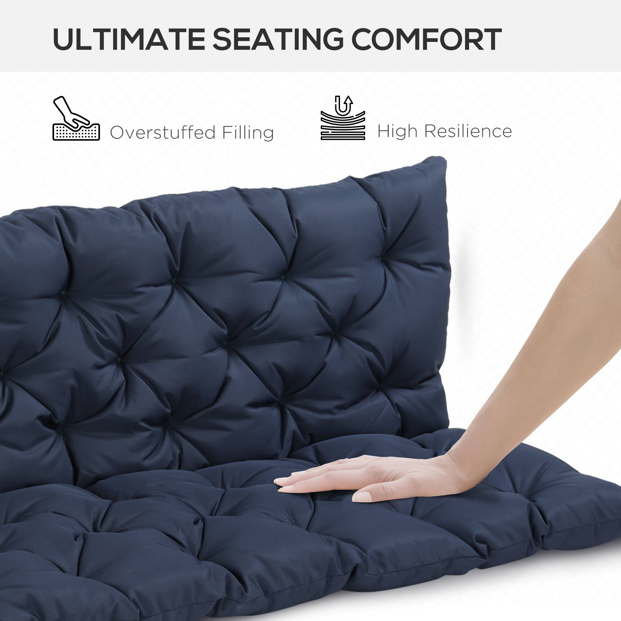 ULTIMATE SEATING COMFORT
Overstuffed Filling
High Resilience