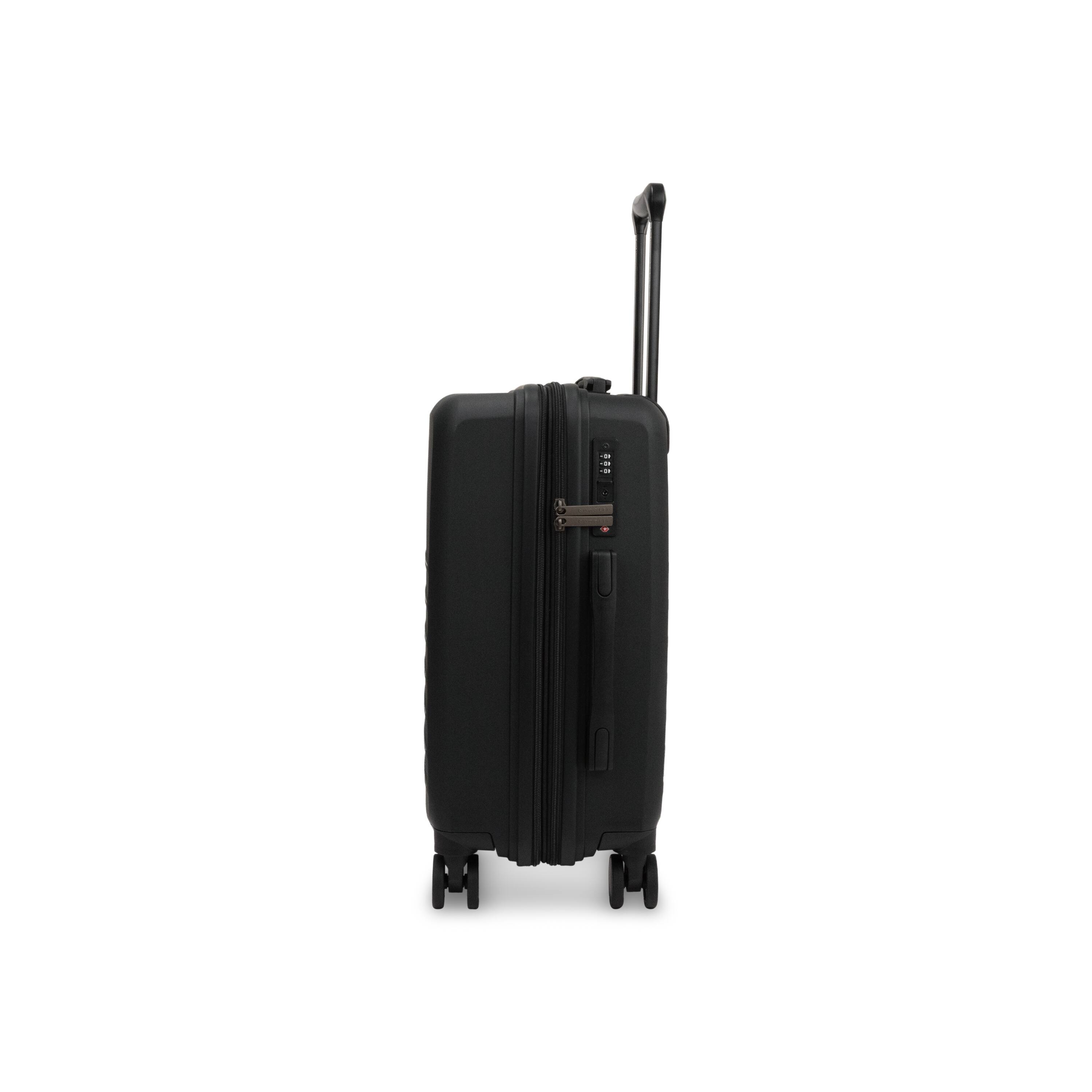 Left. Bugatti - Bugatti Seoul 2 Piece Hardside Set Luggage - BLACK.