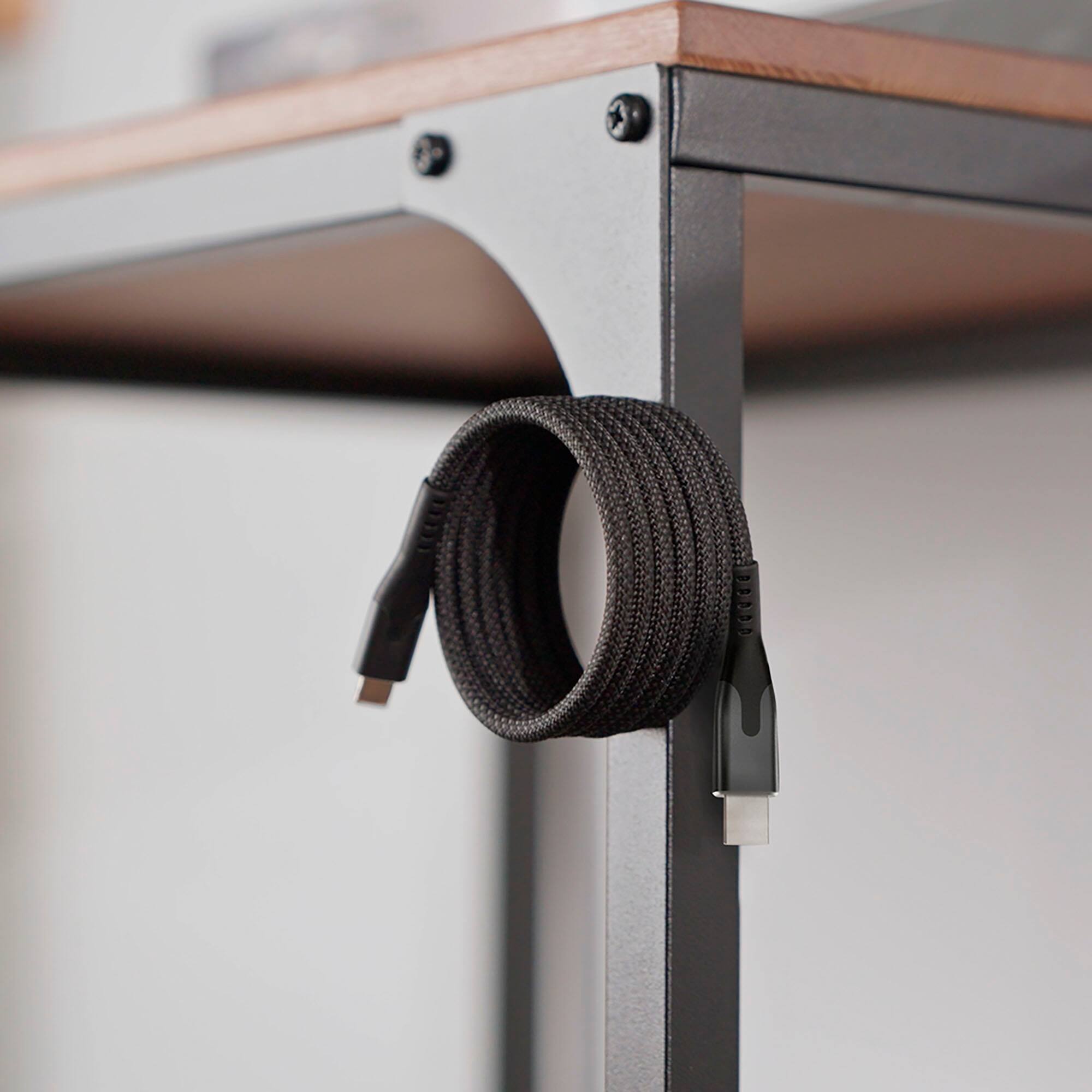 Alt View 14. STATIK - Magstack Pro 3 Foot USB-C to USB-C Magnetic Charging Cable - Black.