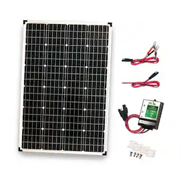 Nature Power - 110 Watt Solar Panel with 8 Amp Charge Controller